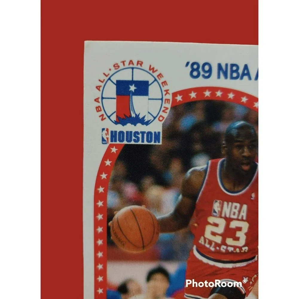 2X MICHAEL JORDAN NBA Hoops 89 AllStar Game #21 & 90-91 Fleer #26 Chicago Bulls